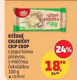 Penny Market RÝŽOVÉ CHLEBÍČKY CRIP CROP s jogurtovou polevou nabídka