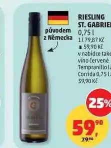 Penny Market RIESLING ST. GABRIEL původem nabídka