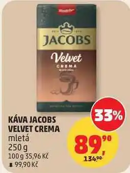 Penny Market KÁVA JACOBS VELVET CREMA mletá nabídka