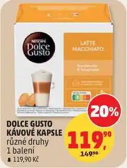 Penny Market DOLCE GUSTO KÁVOVÉ KAPSLE různé druhy, 1 balení nabídka