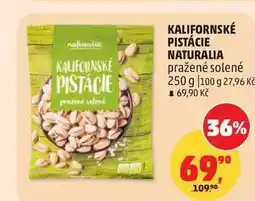 Penny Market KALIFORNSKÉ PISTÁCIE NATURALIA pražené solené nabídka