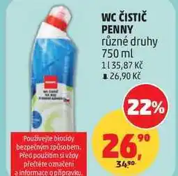 Penny Market WC ČISTIČ PENNY různé druhy nabídka