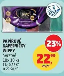 Penny Market KAPESNÍČKY WIPPY, 4vrstvé, 10x 10 ks nabídka