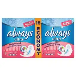 Penny Market Always Ultra Super plus hygienické vložky 16 ks nabídka
