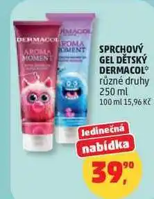 Penny Market SPRCHOVÝ GEL DĚTSKÝ DERMACOL různé druhy nabídka