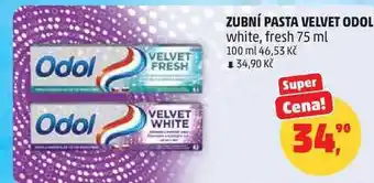 Penny Market ODOL VELVET white nabídka