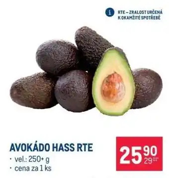 AVOKÁDO HASS RTE