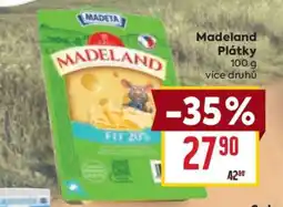 Billa Madeland plátky nabídka