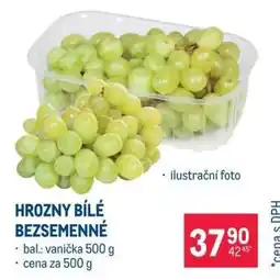 Makro Hrozny bílé bezsemenné nabídka