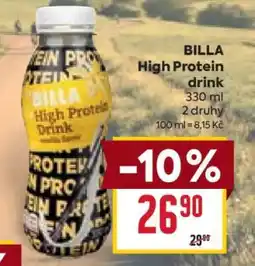 Billa BILLA High Protein drink nabídka