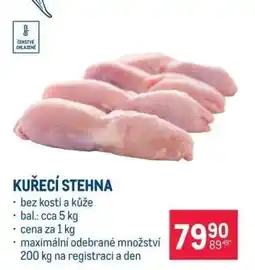 Makro Kuřecí stehna nabídka