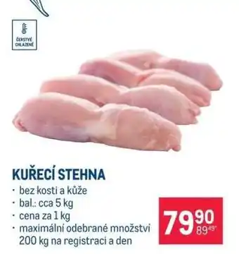 Makro Kuřecí stehna nabídka