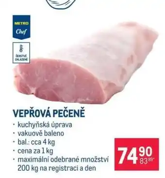 Makro VEPŘOVÁ PEČENĚ nabídka