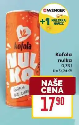 Billa Kofola Nulka nabídka