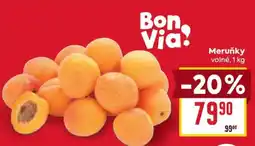 Billa Meruňky volné, 1 kg nabídka