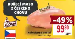 Billa Kuřecí prsa s kostí nabídka