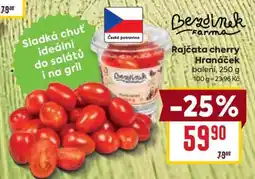 Billa Rajčata cherry Hranáček nabídka