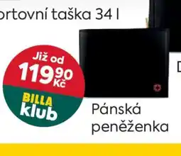 Billa Pánská peněženka nabídka