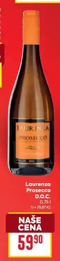 Billa Laurenza Prosecco D.O.C nabídka