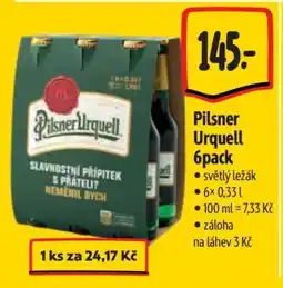 Albert Pilsner Urquell 6pack nabídka