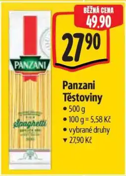 Albert Panzani Těstoviny nabídka
