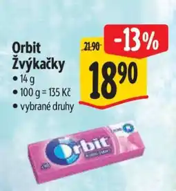Albert Orbit žvýkačky nabídka