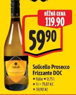 Albert Solicello Prosecco Frizzante DOC nabídka