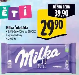 Albert Milka Čokoláda nabídka