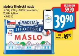 Albert Madeta Jihočeské máslo nabídka