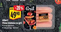 Albert Albert Vinná klobása na gril nabídka