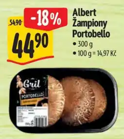 Albert Albert Žampiony portobello nabídka