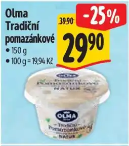 Albert Olma Tradiční pomazánkové nabídka