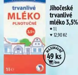 Albert Jihočeské Trvanlivé mléko 3,5% nabídka