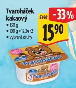 Albert Tvaroháček kakaový nabídka
