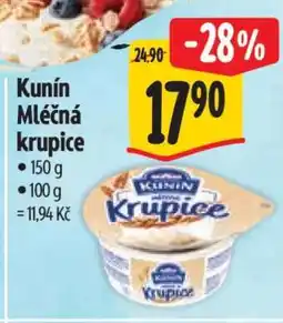 Albert Kunín Mléčná krupice nabídka