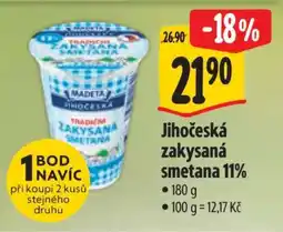 Albert Jihočeská zakysaná smetana 11 % nabídka