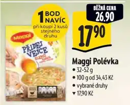 Albert Maggi polévka nabídka
