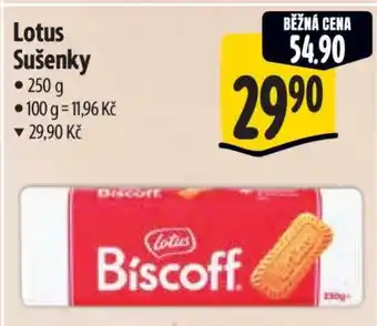 Albert Lotus sušenky nabídka