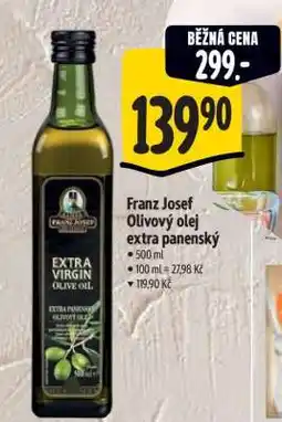 Albert Franz Josef Olivový olej extra panenský nabídka