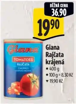 Albert Giana Rajčata krájená nabídka