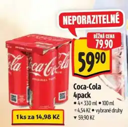 Albert Coca-Cola 4pack nabídka