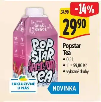 Albert POPSTAR TEA nabídka