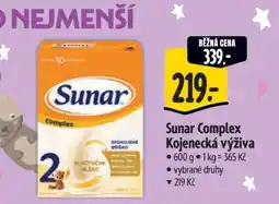 Albert Sunar Complex kojenecká výživa nabídka
