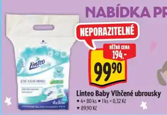 Albert Linteo Baby Vlhčené ubrousky nabídka