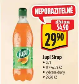 Albert Jupí sirup nabídka