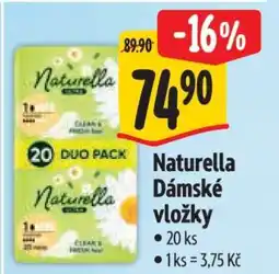 Albert Naturella Dámské vložky nabídka