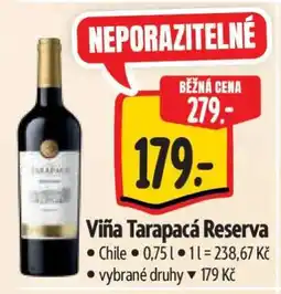 Albert Viña Tarapacá Reserva nabídka