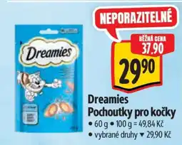 Albert Dreamies pochoutky pro kočky nabídka