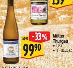 Albert Müller Thurgau nabídka
