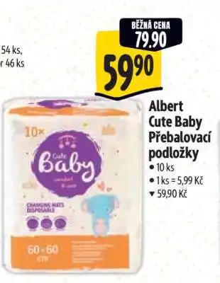Albert Albert Cute Baby Přebalovací podložky nabídka